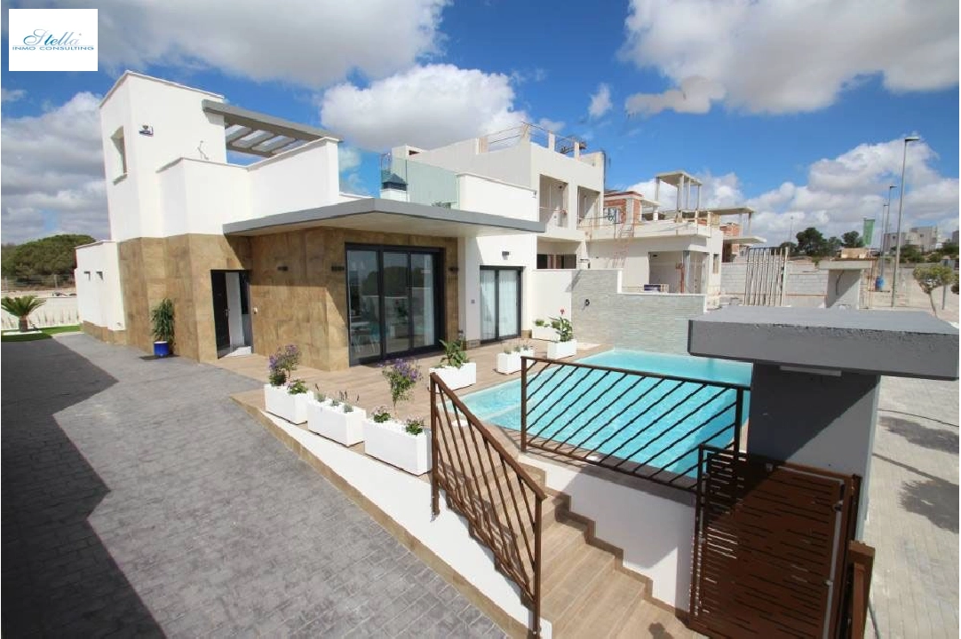 villa in Los Belones(Murcia) for sale, built area 168 m², condition first owner, air-condition, plot area 430 m², 3 bedroom, 2 bathroom, swimming-pool, ref.: HA-LBN-110-E01-2