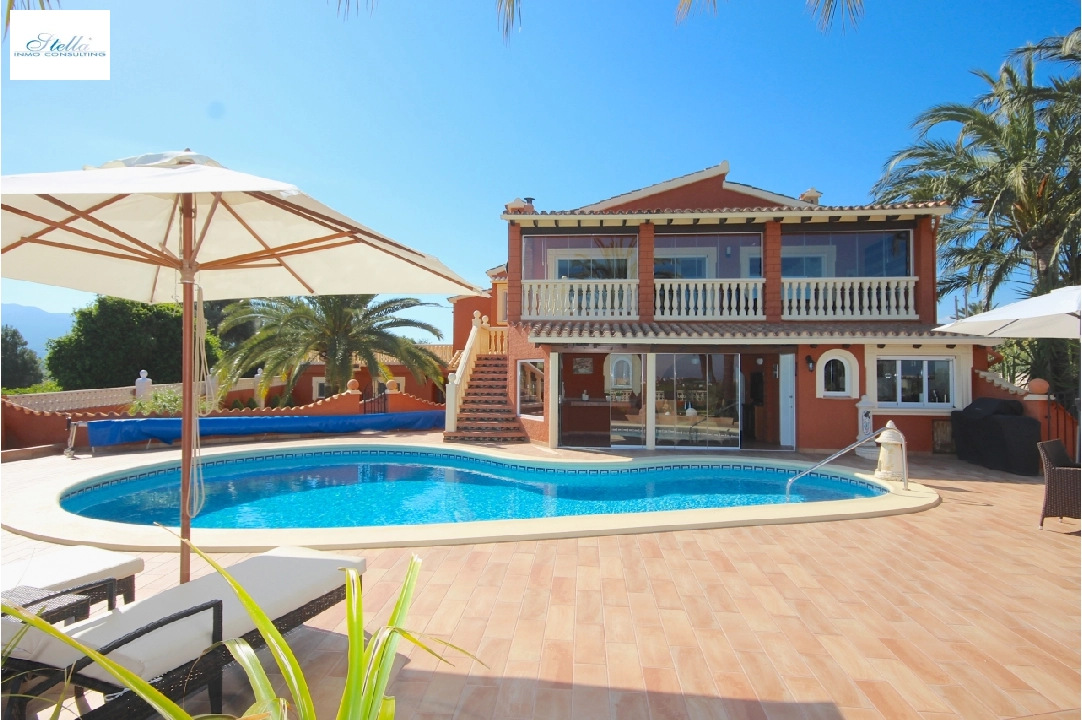 villa in Denia(Beniadla) for sale, built area 320 m², year built 1976, condition neat, + central heating, air-condition, plot area 1600 m², 4 bedroom, 4 bathroom, swimming-pool, ref.: AS-0617-36