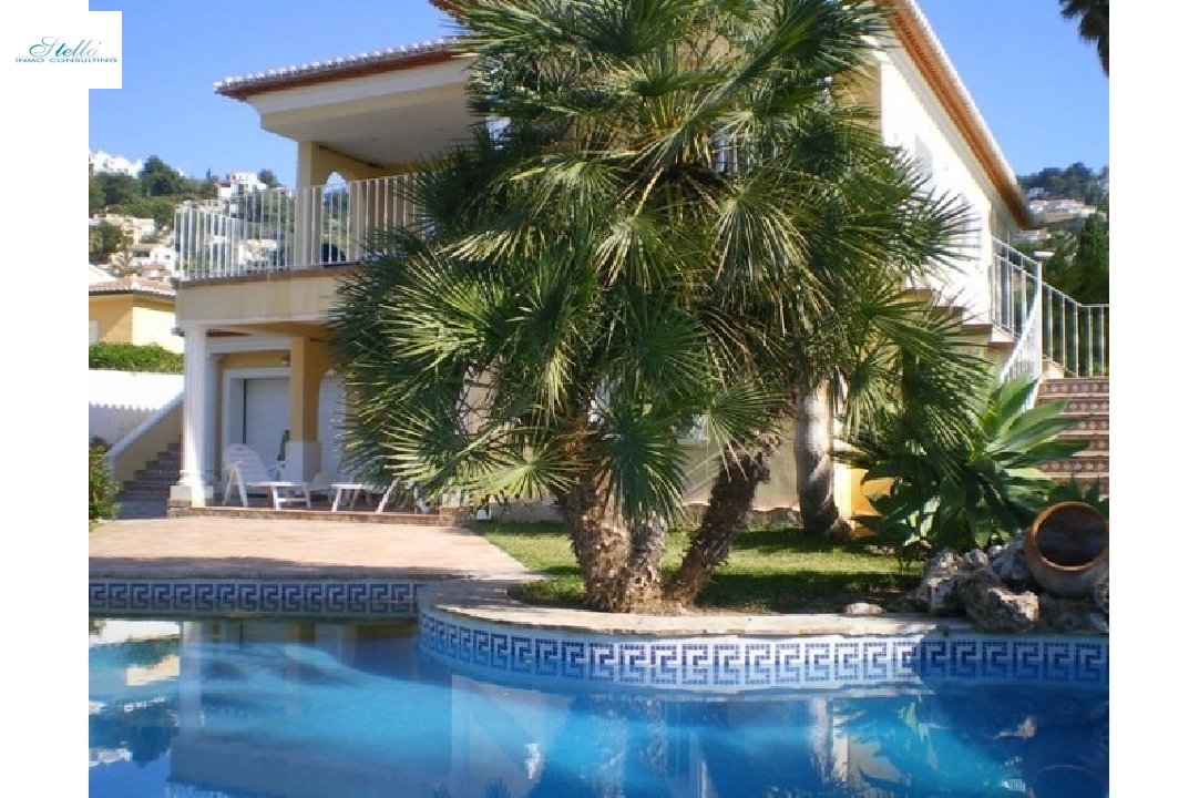 villa in Moraira(Club Moraira) for sale, built area 220 m², year built 2000, + underfloor heating, air-condition, plot area 800 m², 4 bedroom, 3 bathroom, swimming-pool, ref.: BI-MT.H-523-6