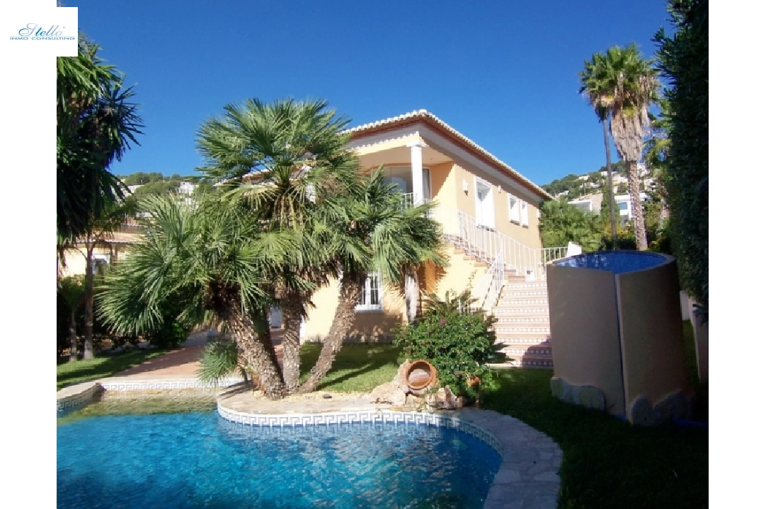 villa in Moraira(Club Moraira) for sale, built area 220 m², year built 2000, + underfloor heating, air-condition, plot area 800 m², 4 bedroom, 3 bathroom, swimming-pool, ref.: BI-MT.H-523-8