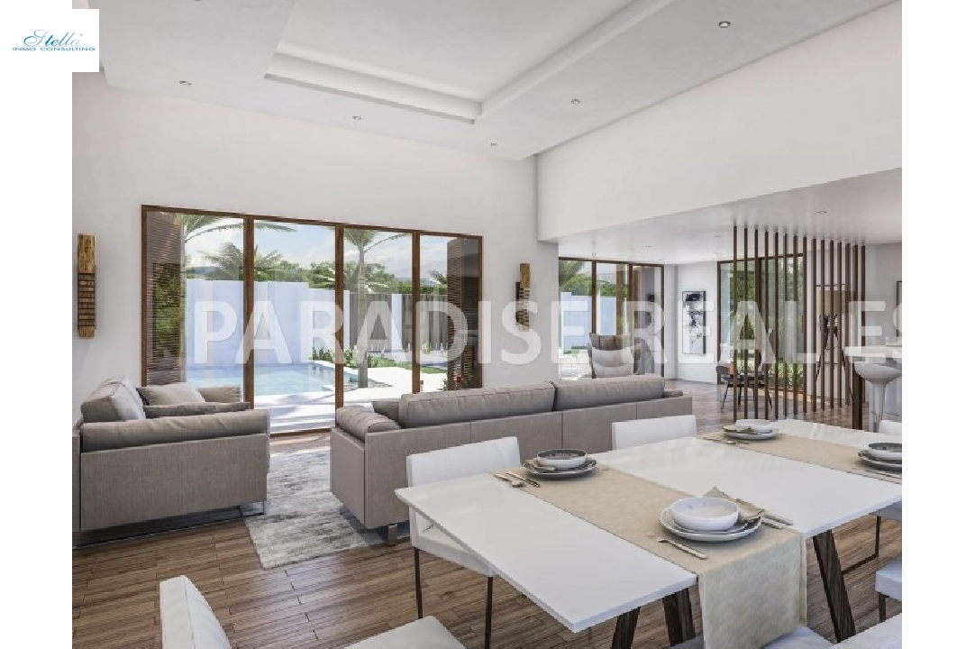 villa in Javea for sale, built area 200 m², + underfloor heating, air-condition, plot area 1000 m², 3 bedroom, 2 bathroom, swimming-pool, ref.: PR-PPS2222-4