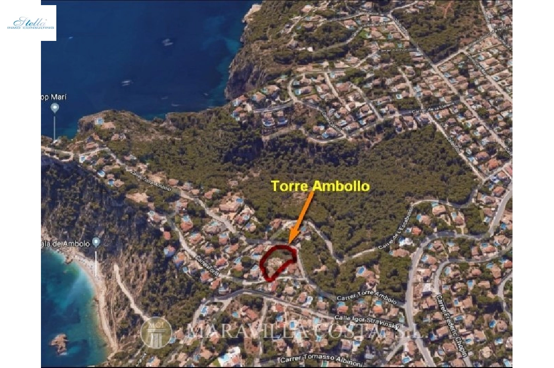 residential ground in Javea for sale, air-condition, plot area 2355 m², swimming-pool, ref.: MV-2408-5