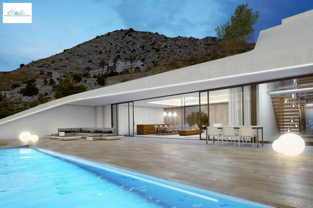 villa in Altea(Paradiso) for sale, built area 330 m², year built 2018, air-condition, plot area 1000 m², 4 bedroom, 4 bathroom, swimming-pool, ref.: CA-H-1070-AMB-17