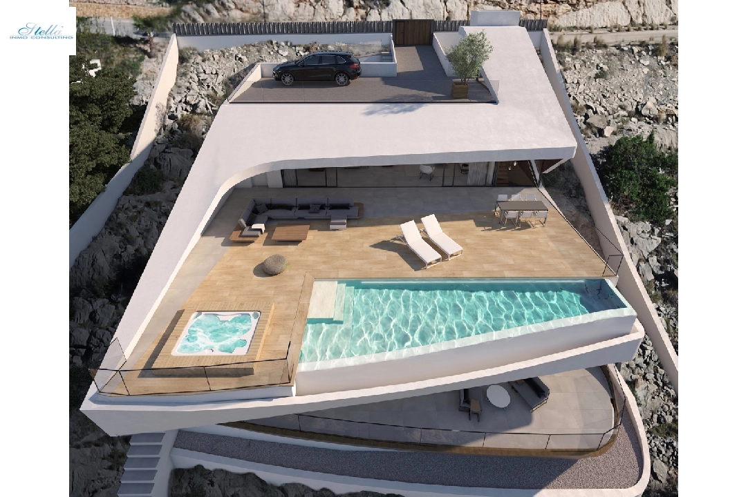 villa in Altea(Paradiso) for sale, built area 330 m², year built 2018, air-condition, plot area 1000 m², 4 bedroom, 4 bathroom, swimming-pool, ref.: CA-H-1070-AMB-18