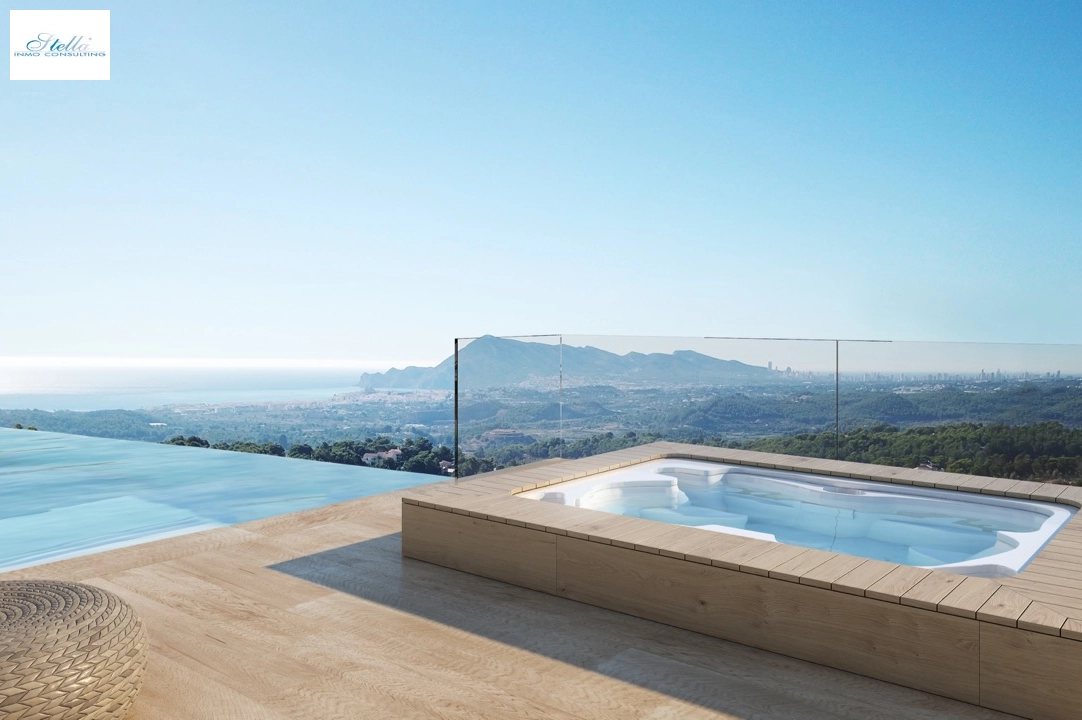 villa in Altea(Paradiso) for sale, built area 330 m², year built 2018, air-condition, plot area 1000 m², 4 bedroom, 4 bathroom, swimming-pool, ref.: CA-H-1070-AMB-4