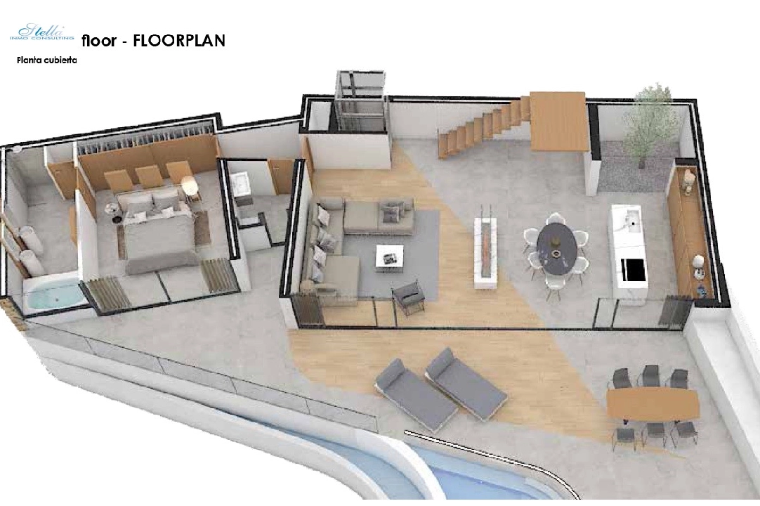 villa in Altea for sale, built area 400 m², year built 2018, air-condition, plot area 1000 m², 4 bedroom, 4 bathroom, swimming-pool, ref.: CA-H-1071-AMB-20