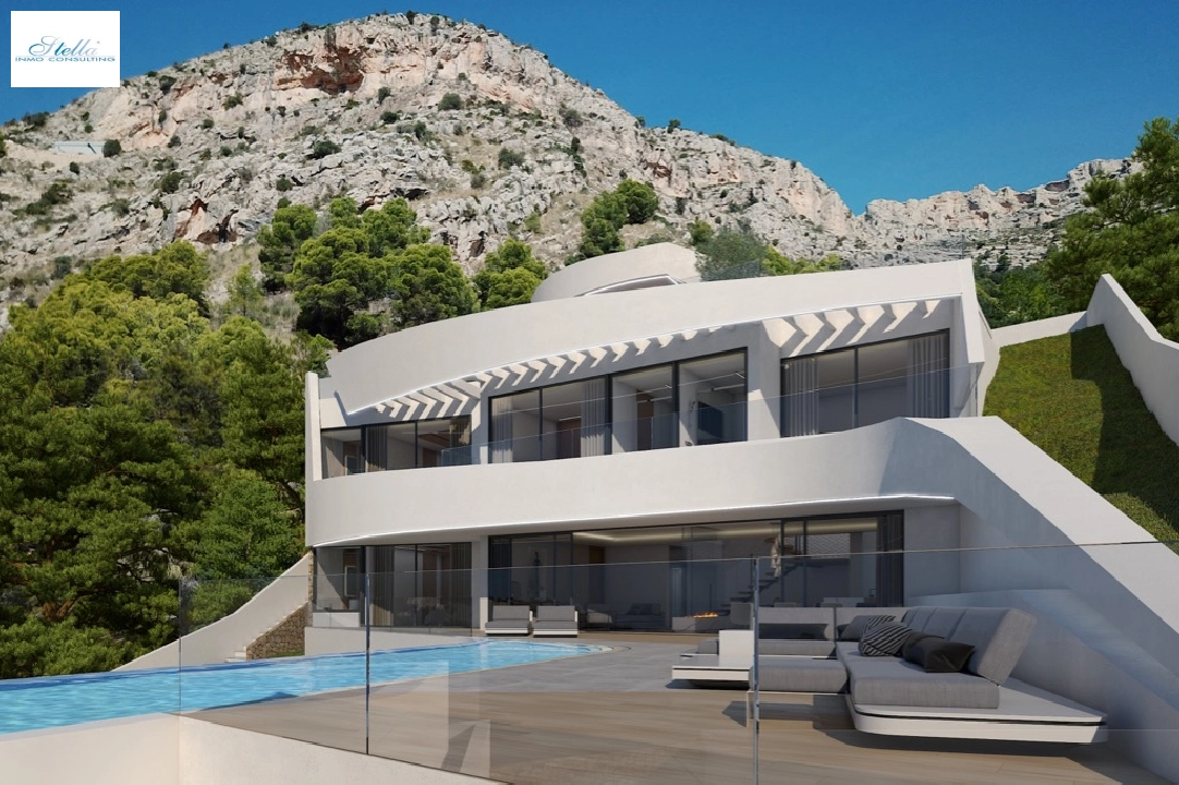 villa in Altea for sale, built area 400 m², year built 2018, air-condition, plot area 1000 m², 4 bedroom, 4 bathroom, swimming-pool, ref.: CA-H-1071-AMB-3