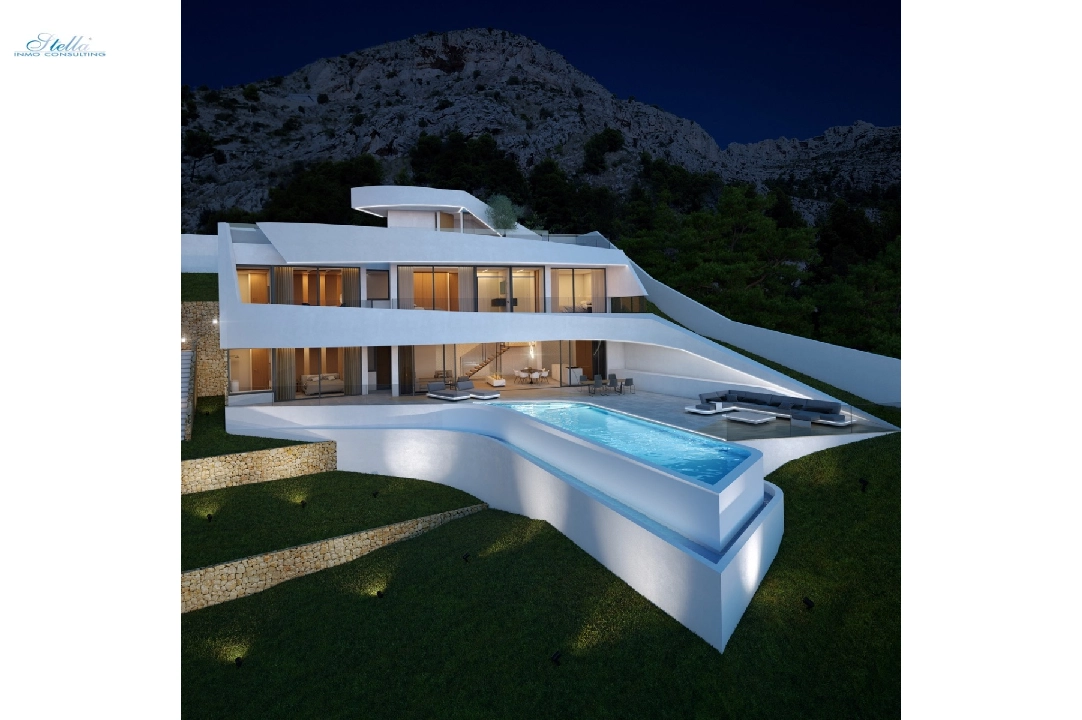 villa in Altea for sale, built area 400 m², year built 2018, air-condition, plot area 1000 m², 4 bedroom, 4 bathroom, swimming-pool, ref.: CA-H-1071-AMB-6