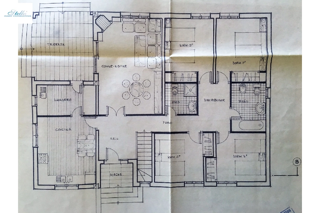 villa in Els Poblets for sale, built area 232 m², year built 1998, + KLIMA, air-condition, plot area 11310 m², 4 bedroom, 2 bathroom, swimming-pool, ref.: GC-3119-41