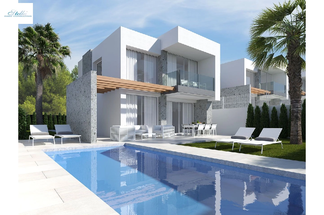 villa in Finestrat for sale, built area 175 m², condition first owner, air-condition, plot area 407 m², 3 bedroom, 3 bathroom, swimming-pool, ref.: HA-FIN-290-E01-1