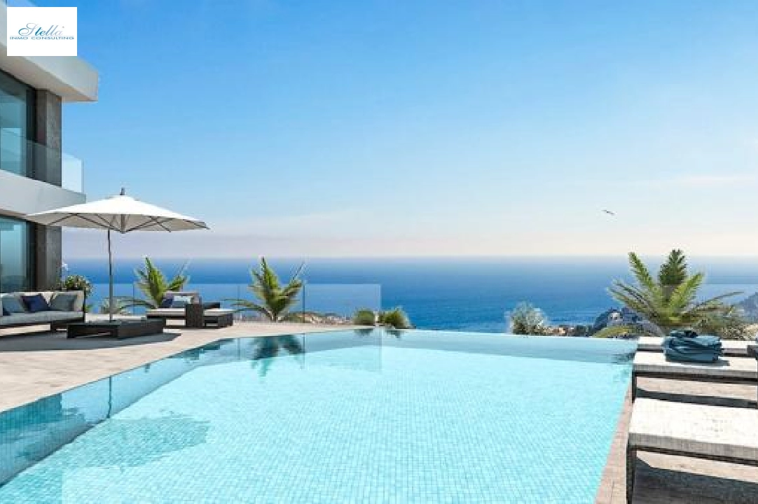 villa in Calpe for sale, built area 410 m², air-condition, plot area 820 m², 4 bedroom, 5 bathroom, swimming-pool, ref.: BP-3061CAL-1