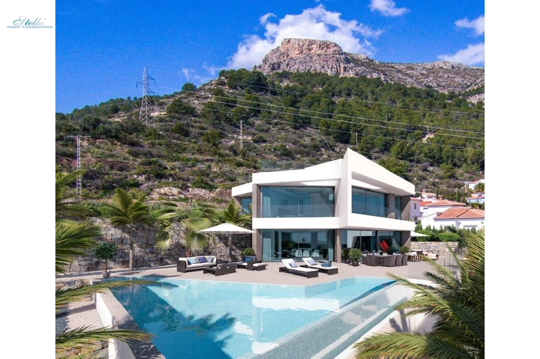 villa in Calpe for sale, built area 410 m², air-condition, plot area 820 m², 4 bedroom, 5 bathroom, swimming-pool, ref.: BP-3061CAL-2