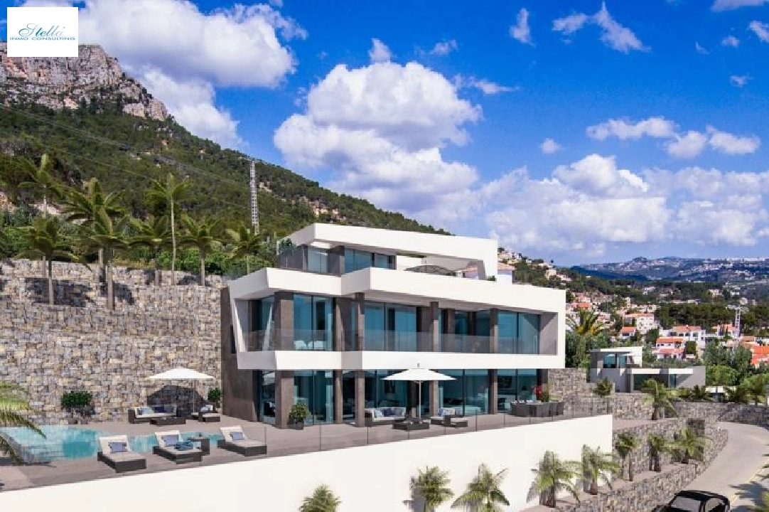 villa in Calpe for sale, built area 410 m², air-condition, plot area 820 m², 4 bedroom, 5 bathroom, swimming-pool, ref.: BP-3061CAL-3