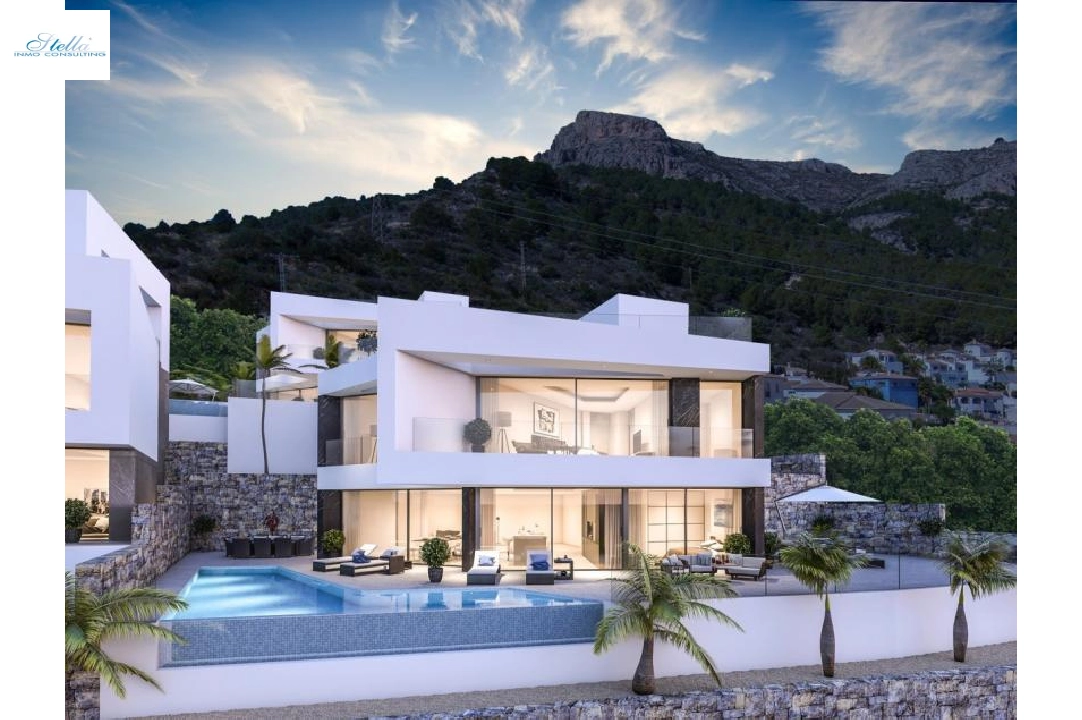 villa in Calpe for sale, built area 410 m², air-condition, plot area 820 m², 4 bedroom, 5 bathroom, swimming-pool, ref.: BP-3061CAL-4