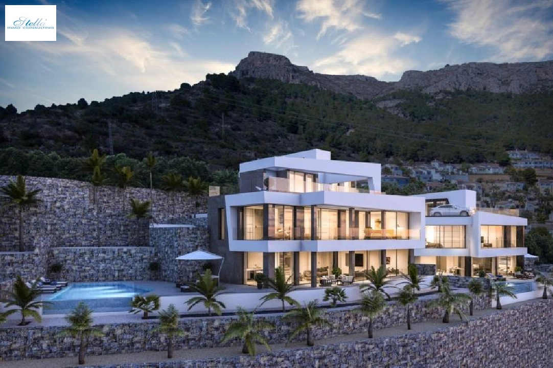 villa in Calpe for sale, built area 410 m², air-condition, plot area 820 m², 4 bedroom, 5 bathroom, swimming-pool, ref.: BP-3061CAL-5