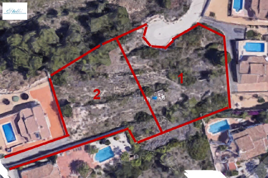 residential ground in Moraira(Benimeit) for sale, air-condition, plot area 1280 m², swimming-pool, ref.: BP-3067MOR-11