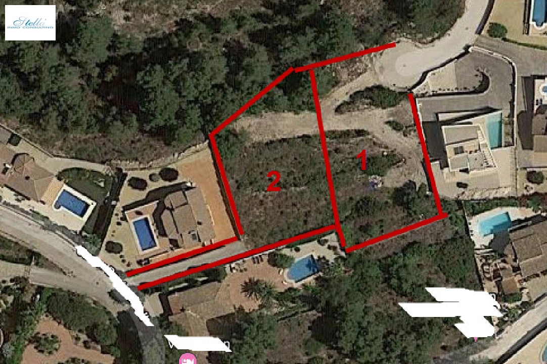 residential ground in Moraira(Benimeit) for sale, air-condition, plot area 1280 m², swimming-pool, ref.: BP-3067MOR-4