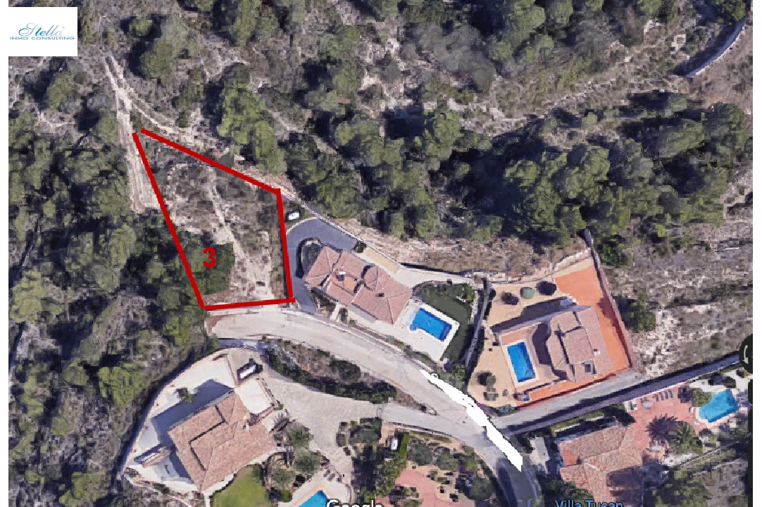 residential ground in Moraira(Benimeit) for sale, air-condition, plot area 1280 m², swimming-pool, ref.: BP-3067MOR-5