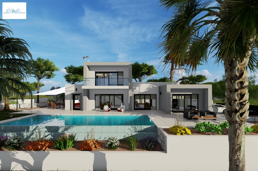 villa in Benissa(Fustera) for sale, built area 160 m², air-condition, plot area 1000 m², 3 bedroom, 2 bathroom, swimming-pool, ref.: BP-3092BEN-4