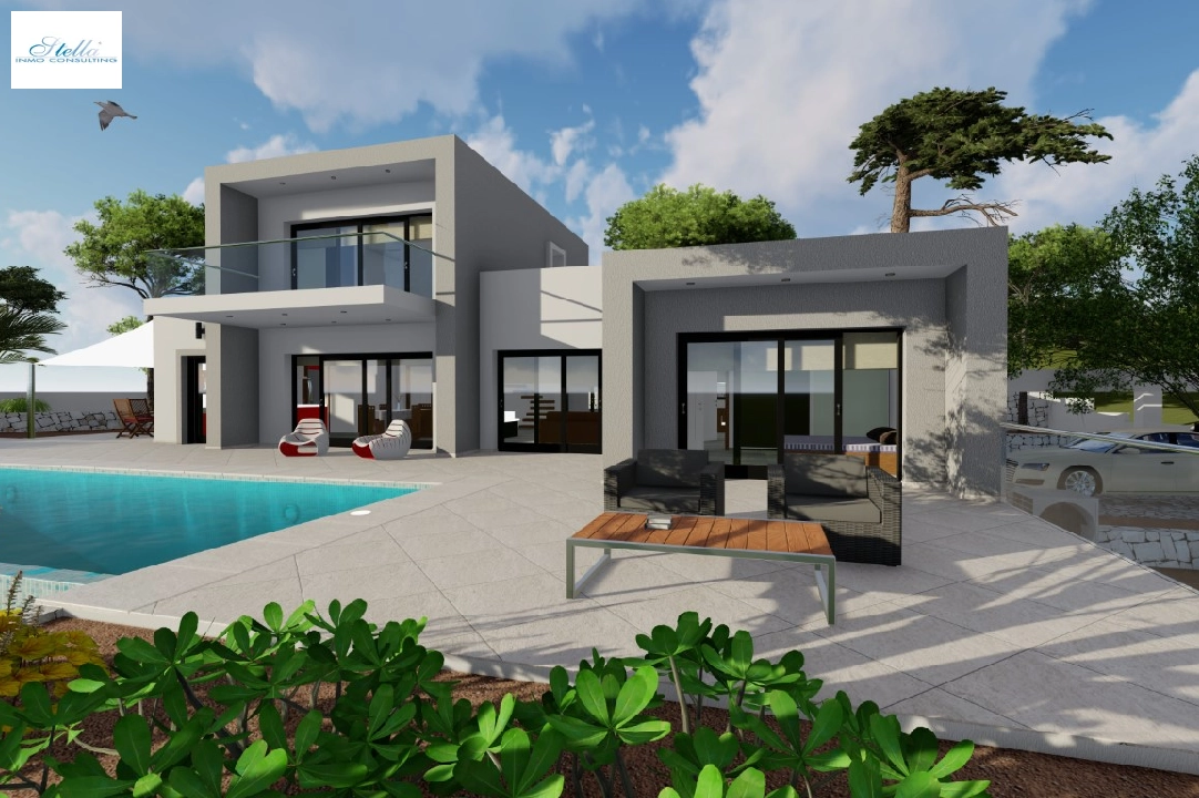 villa in Benissa(Fustera) for sale, built area 160 m², air-condition, plot area 1000 m², 3 bedroom, 2 bathroom, swimming-pool, ref.: BP-3092BEN-2