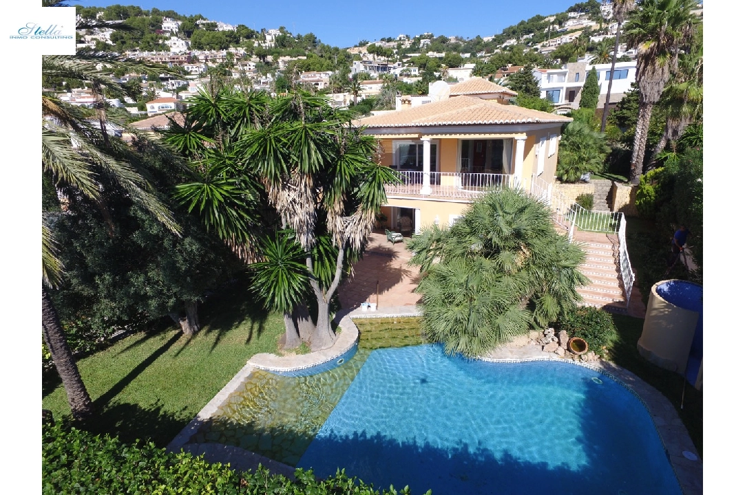 villa in Moraira for sale, built area 300 m², air-condition, plot area 800 m², 4 bedroom, 3 bathroom, swimming-pool, ref.: CA-H-1299-AMB-4