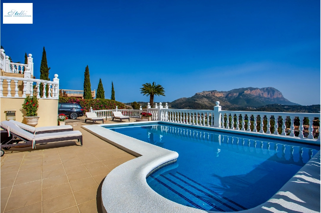 villa in Denia-La Sella(Pedreguer) for sale, built area 400 m², year built 2001, condition mint, + central heating, air-condition, plot area 1386 m², 6 bedroom, 6 bathroom, swimming-pool, ref.: GC-0521-2