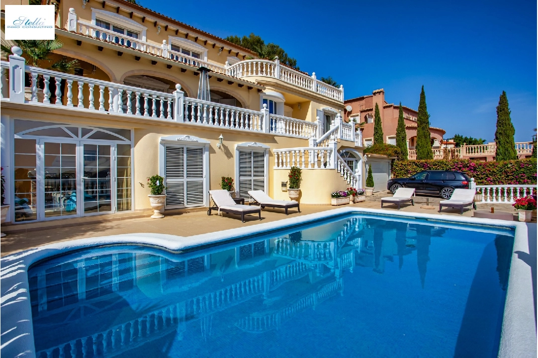 villa in Denia-La Sella(Pedreguer) for sale, built area 400 m², year built 2001, condition mint, + central heating, air-condition, plot area 1386 m², 6 bedroom, 6 bathroom, swimming-pool, ref.: GC-0521-3