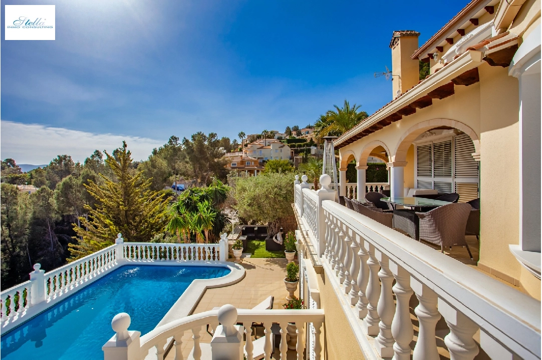 villa in Denia-La Sella(Pedreguer) for sale, built area 400 m², year built 2001, condition mint, + central heating, air-condition, plot area 1386 m², 6 bedroom, 6 bathroom, swimming-pool, ref.: GC-0521-5