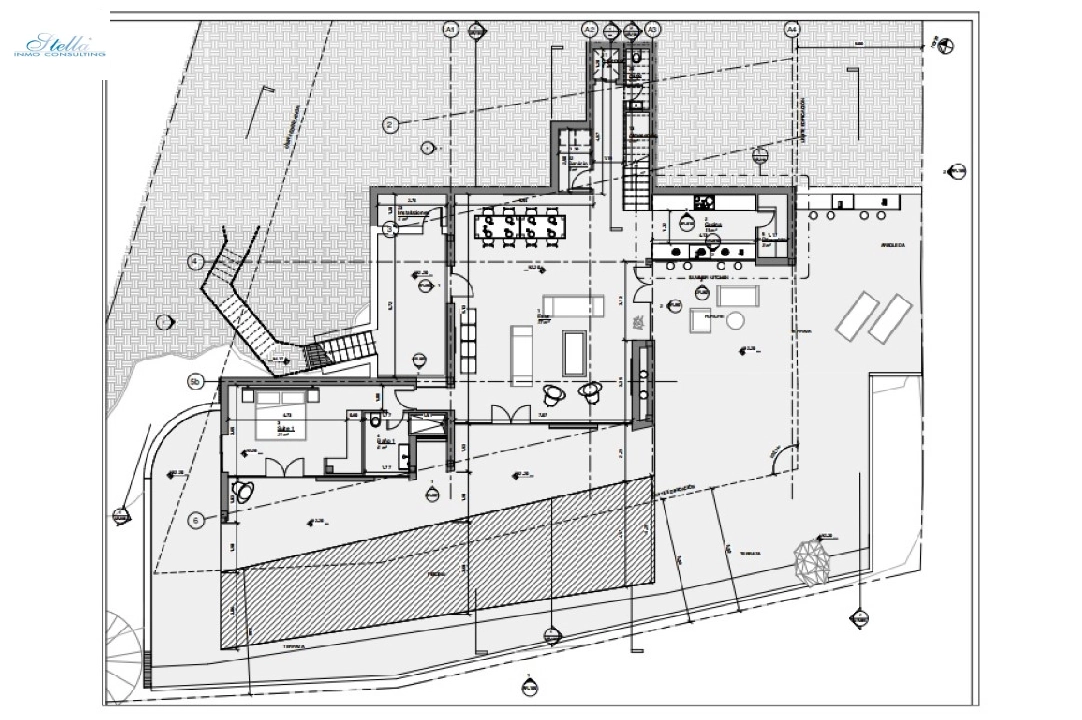 villa in Altea(Altea La Vella) for sale, built area 389 m², air-condition, plot area 1170 m², 4 bedroom, 3 bathroom, swimming-pool, ref.: BP-6084ALT-8