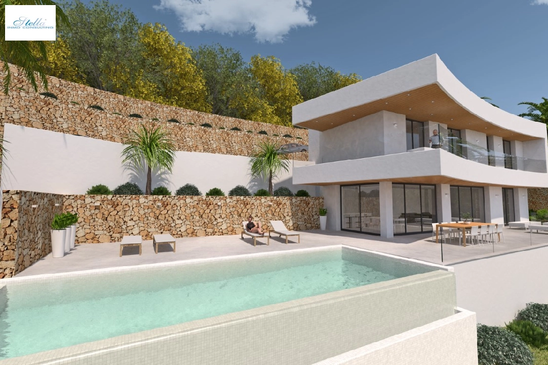 villa in Javea(Xabia Nova) for sale, built area 260 m², air-condition, plot area 1707 m², 4 bedroom, 4 bathroom, swimming-pool, ref.: BP-3382JAV-2