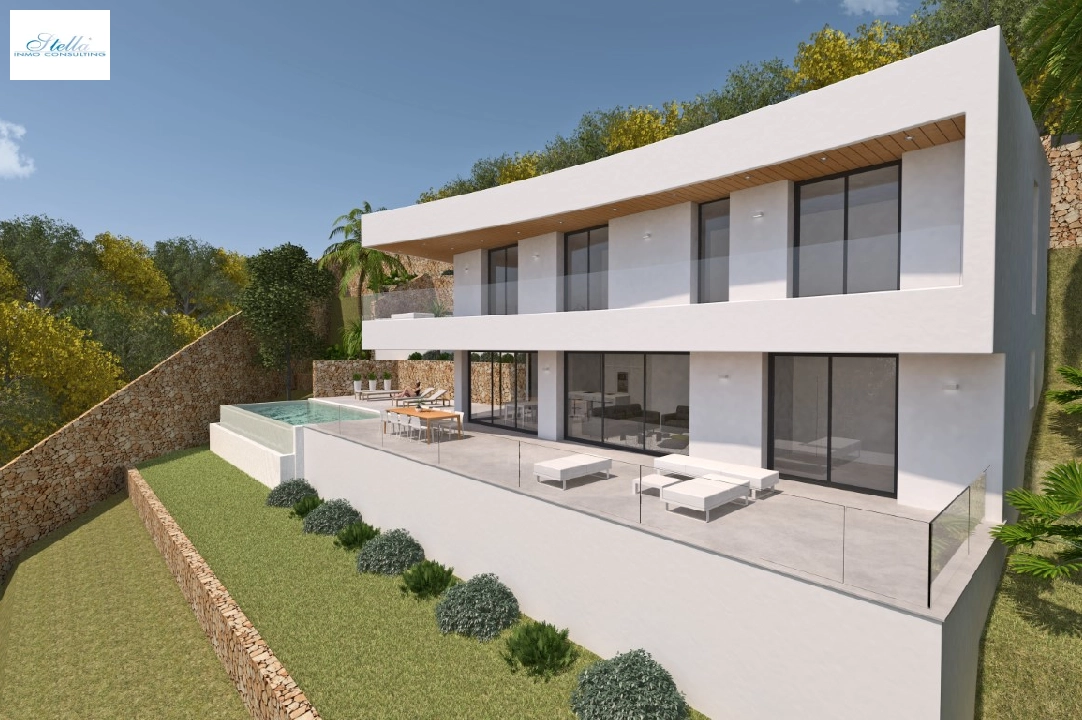 villa in Javea(Xabia Nova) for sale, built area 260 m², air-condition, plot area 1707 m², 4 bedroom, 4 bathroom, swimming-pool, ref.: BP-3382JAV-4