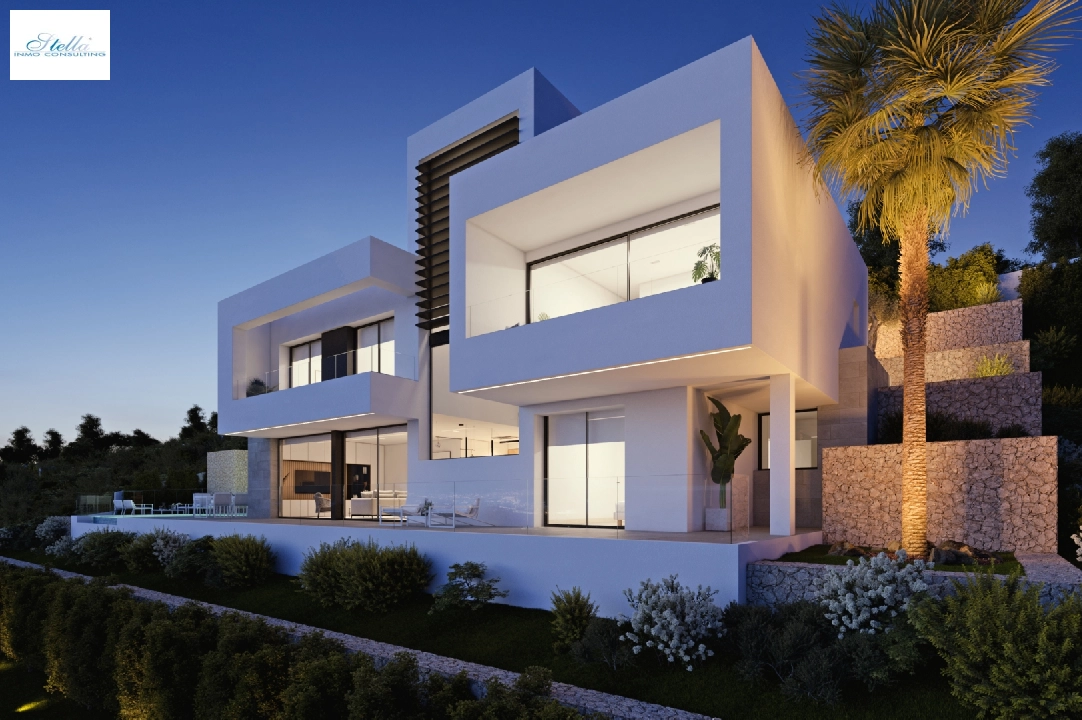 villa in Altea(Azure Altea Homes II) for sale, built area 254 m², plot area 1252 m², 4 bedroom, 6 bathroom, swimming-pool, ref.: VA-HB205-4