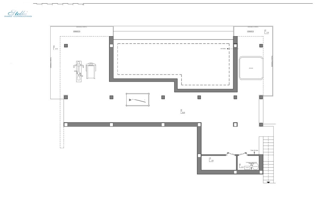 villa in Benitachell(Cumbre del Sol) for sale, built area 783 m², air-condition, plot area 1087 m², 4 bedroom, 4 bathroom, swimming-pool, ref.: BP-6232BELL-9