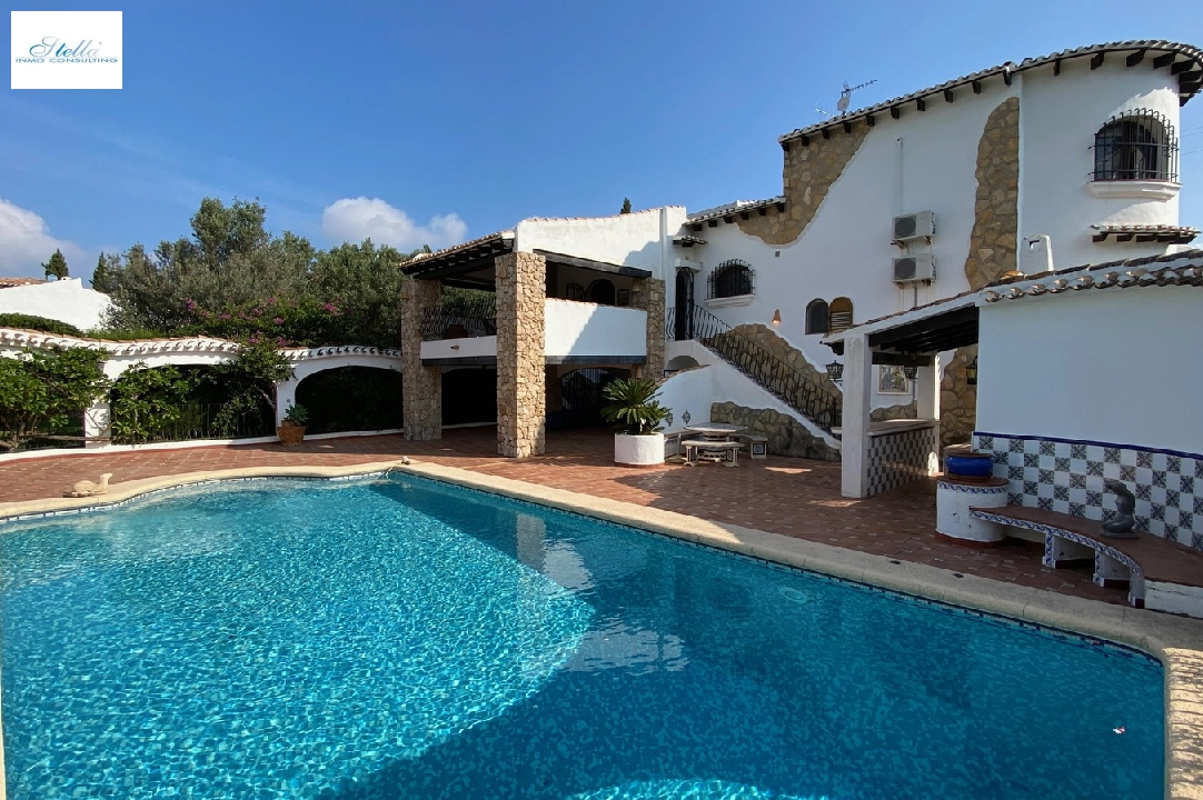 villa in Pego-Monte Pego(Rafol de Almunia) for sale, built area 264 m², year built 1987, condition neat, + central heating, air-condition, plot area 2800 m², 4 bedroom, 2 bathroom, swimming-pool, ref.: RA-1121-25