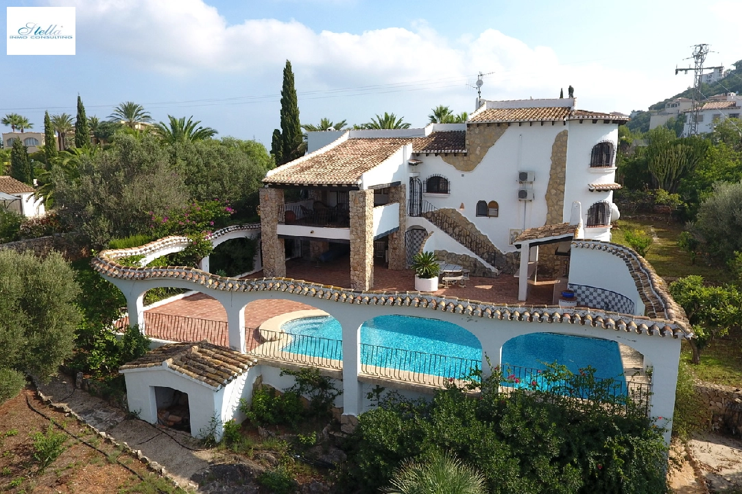 villa in Pego-Monte Pego(Rafol de Almunia) for sale, built area 264 m², year built 1987, condition neat, + central heating, air-condition, plot area 2800 m², 4 bedroom, 2 bathroom, swimming-pool, ref.: RA-1121-3