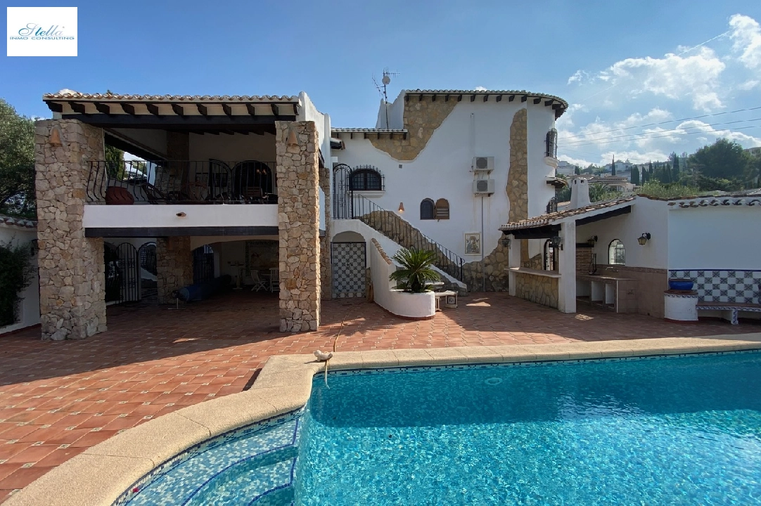 villa in Pego-Monte Pego(Rafol de Almunia) for sale, built area 264 m², year built 1987, condition neat, + central heating, air-condition, plot area 2800 m², 4 bedroom, 2 bathroom, swimming-pool, ref.: RA-1121-30