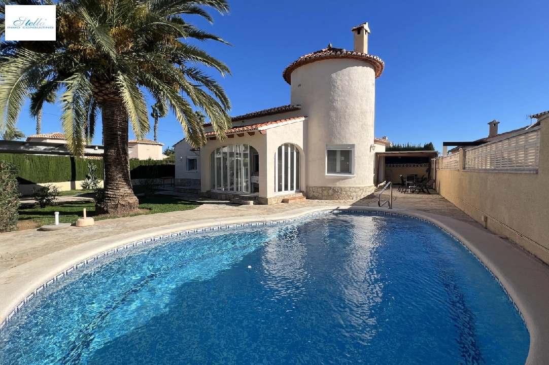 villa in Els Poblets for sale, built area 130 m², year built 2000, condition neat, + central heating, air-condition, plot area 545 m², 4 bedroom, 2 bathroom, swimming-pool, ref.: AS-2721-1