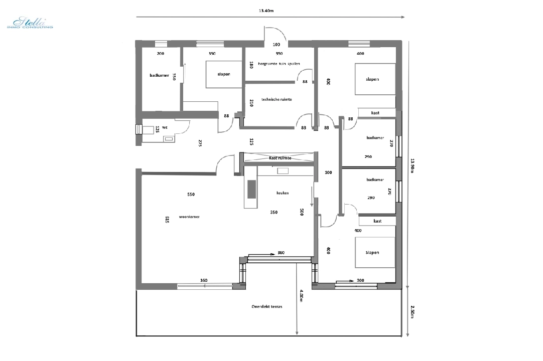 villa in Javea(Montgo) for sale, built area 226 m², air-condition, plot area 1500 m², 3 bedroom, 3 bathroom, swimming-pool, ref.: BP-6251JAV-8