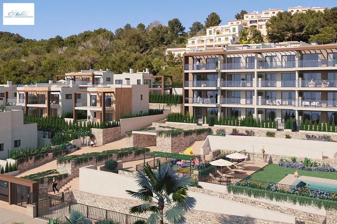 apartment on higher floor in Font de Sa Cala for sale, built area 138 m², condition first owner, air-condition, 3 bedroom, 2 bathroom, swimming-pool, ref.: HA-MLN-160-A02-4