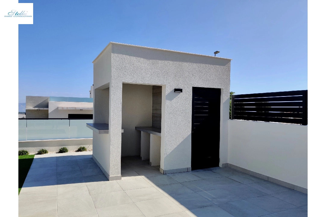 villa in Polop(Altos de Polop) for sale, built area 230 m², air-condition, plot area 429 m², 3 bedroom, 2 bathroom, swimming-pool, ref.: BP-3444POL-10