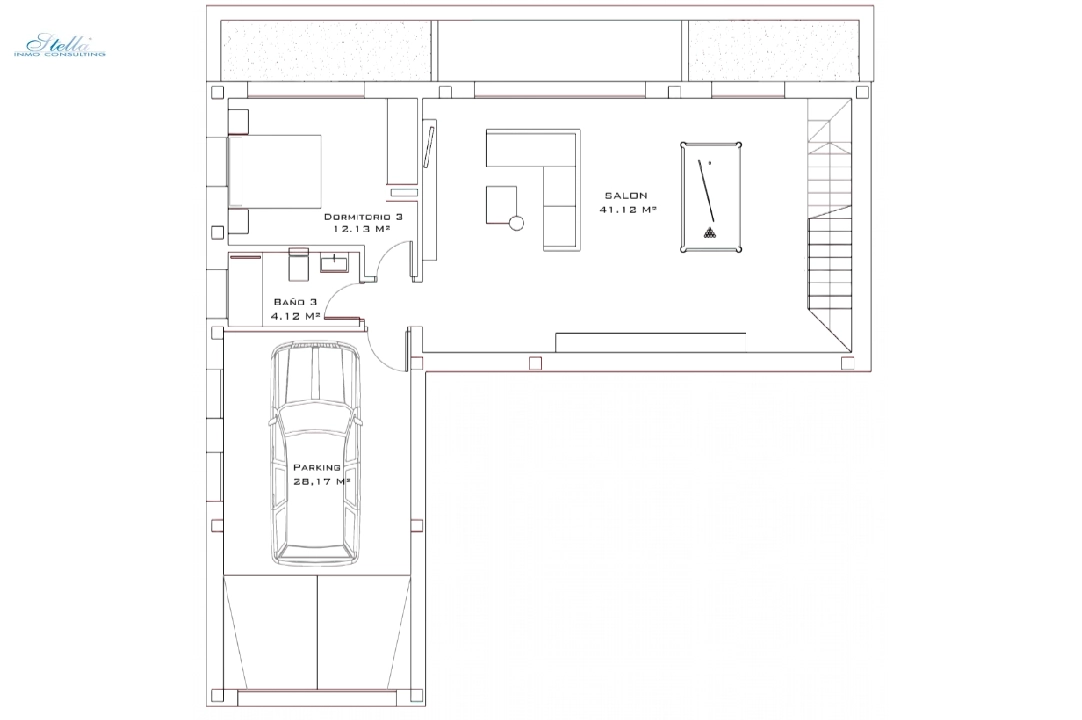 villa in Polop(Altos de Polop) for sale, built area 230 m², air-condition, plot area 429 m², 3 bedroom, 2 bathroom, swimming-pool, ref.: BP-3444POL-27