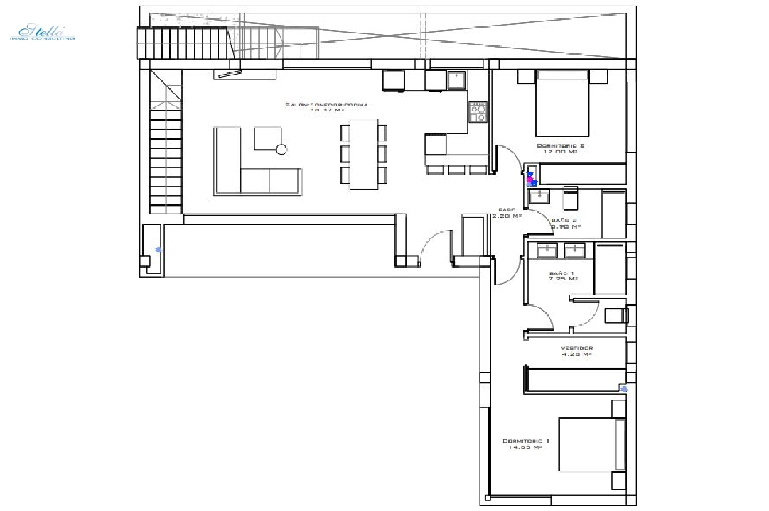 villa in Polop(Altos de Polop) for sale, built area 230 m², air-condition, plot area 429 m², 3 bedroom, 2 bathroom, swimming-pool, ref.: BP-3444POL-32