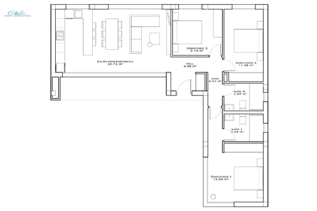 villa in Polop(Altos de Polop) for sale, built area 230 m², air-condition, plot area 429 m², 3 bedroom, 2 bathroom, swimming-pool, ref.: BP-3444POL-30