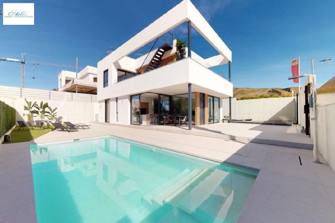 villa in Finestrat for sale, built area 241 m², air-condition, plot area 376 m², 3 bedroom, 3 bathroom, swimming-pool, ref.: BP-3471FIN-1