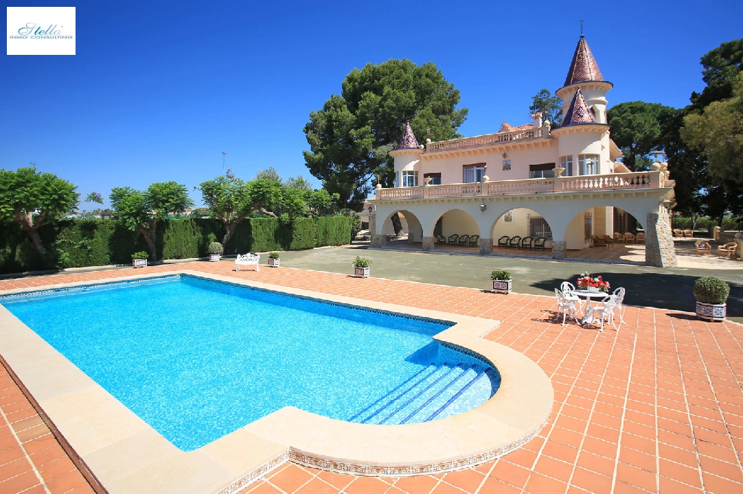 villa in Denia for sale, built area 2200 m², year built 1968, + central heating, plot area 42000 m², 10 bedroom, 8 bathroom, ref.: HG-3125-1