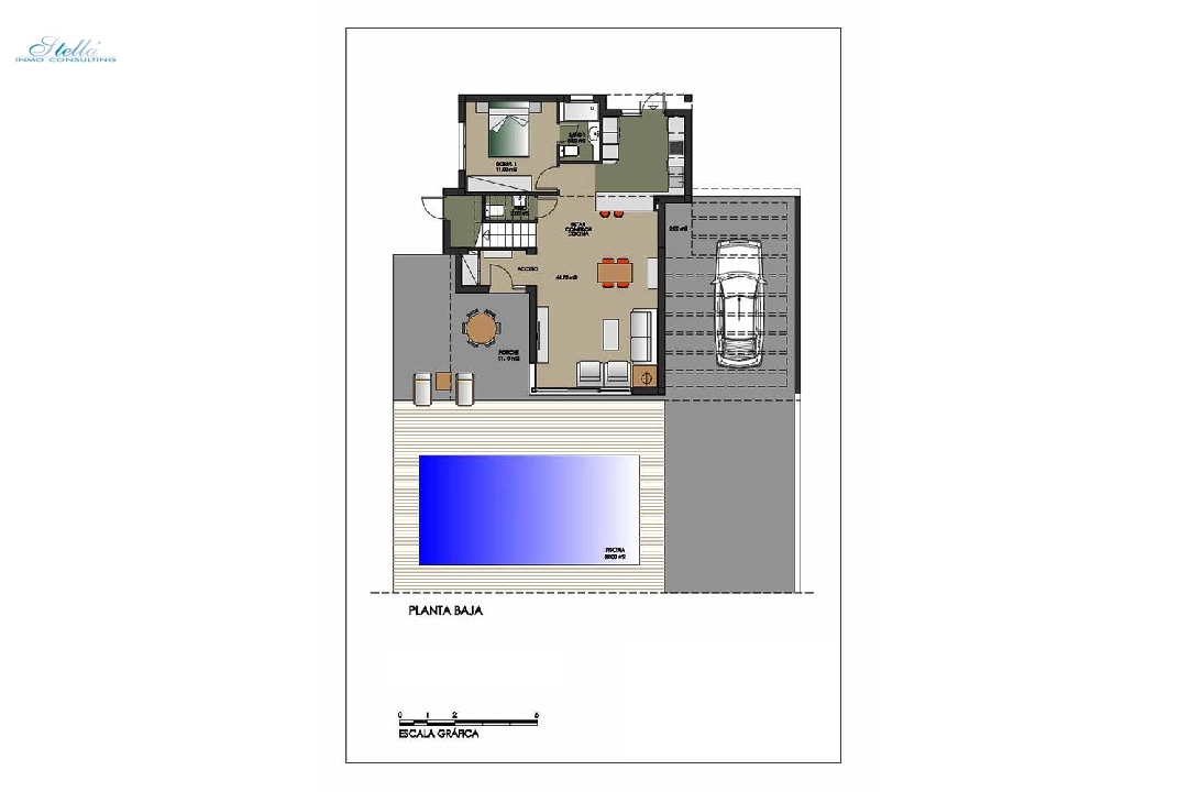 villa in Dehesa de Campoamor for sale, built area 210 m², condition first owner, plot area 500 m², 4 bedroom, 3 bathroom, swimming-pool, ref.: HA-DCN-100-E12-27