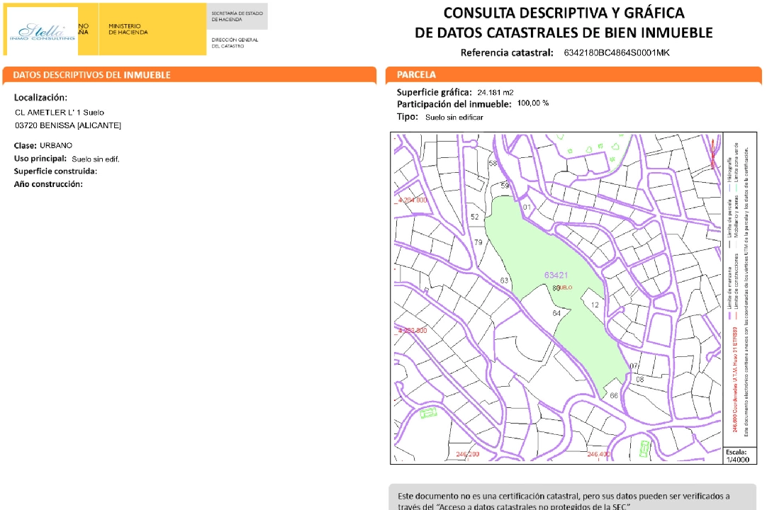 residential ground in Moraira for sale, built area 833 m², ref.: BS-4168183-5