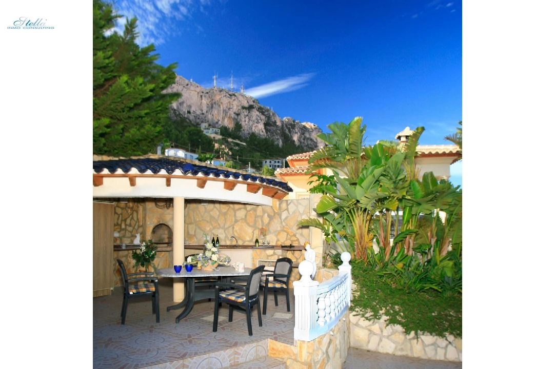 villa in Calpe for sale, built area 220 m², year built 2002, + underfloor heating, air-condition, plot area 700 m², 4 bedroom, 2 bathroom, swimming-pool, ref.: HG-2707-10