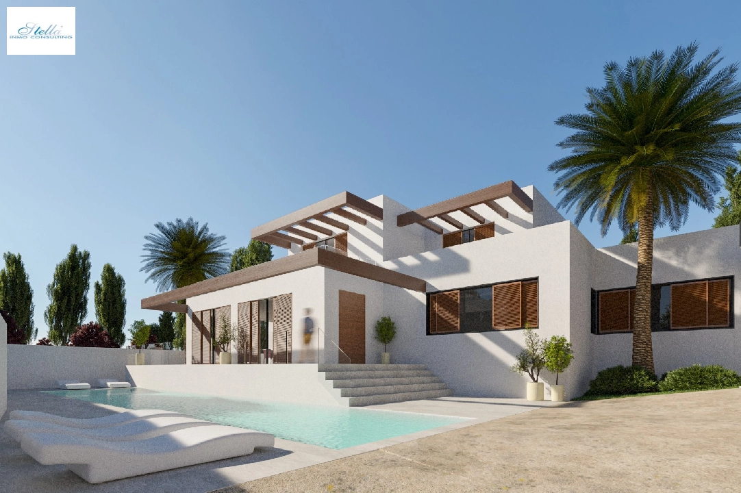 villa in Moraira for sale, built area 298 m², + underfloor heating, air-condition, plot area 811 m², 4 bedroom, 4 bathroom, swimming-pool, ref.: NL-NLD1218-1