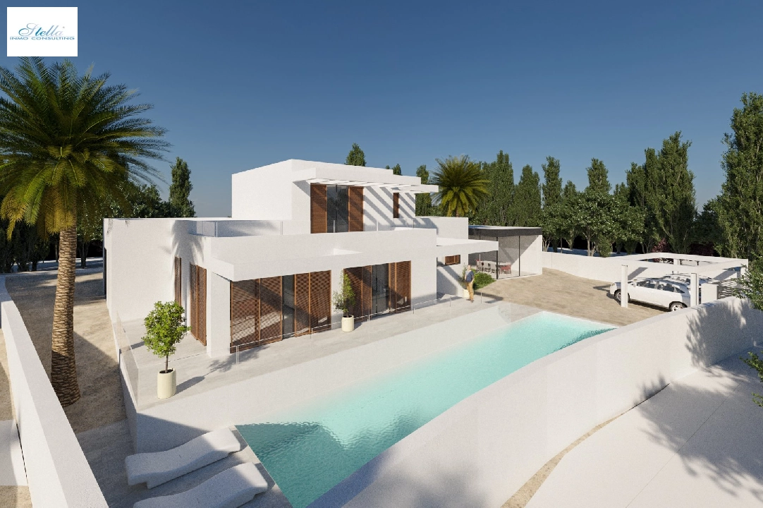 villa in Moraira for sale, built area 298 m², + underfloor heating, air-condition, plot area 811 m², 4 bedroom, 4 bathroom, swimming-pool, ref.: NL-NLD1218-3